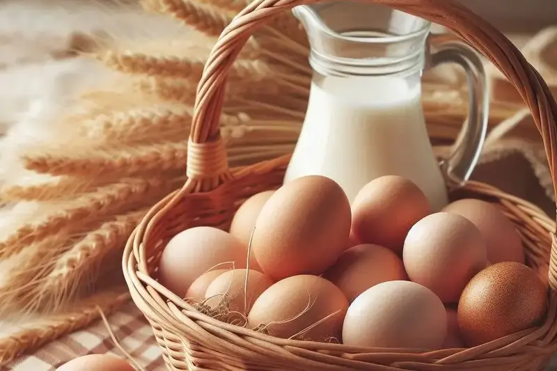 Una persona sosteniendo un huevo con una gran cantidad de proteínas de un huevo 